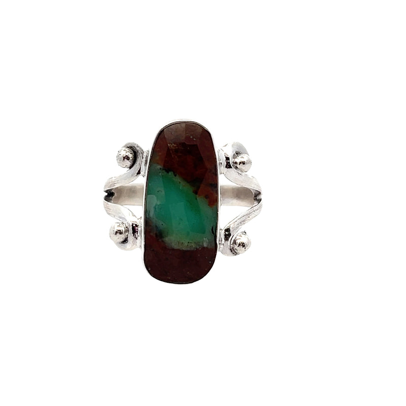 Sterling Silver Chalcedony Ring