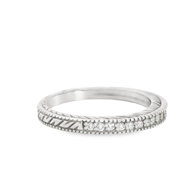 14K WG DIAMOND BAND