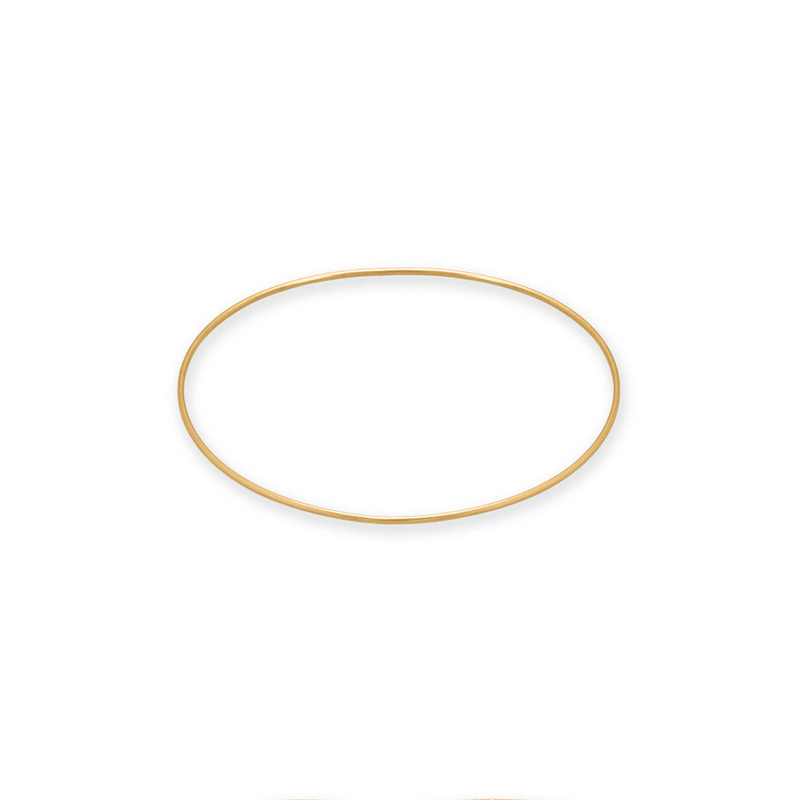 14/20 Gold Filled Smooth Wire Bangle Bracelet