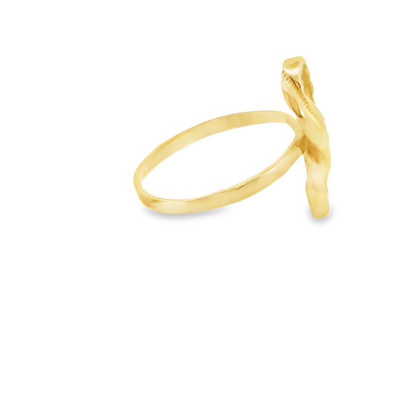 14K YG Infiniti Style Ring