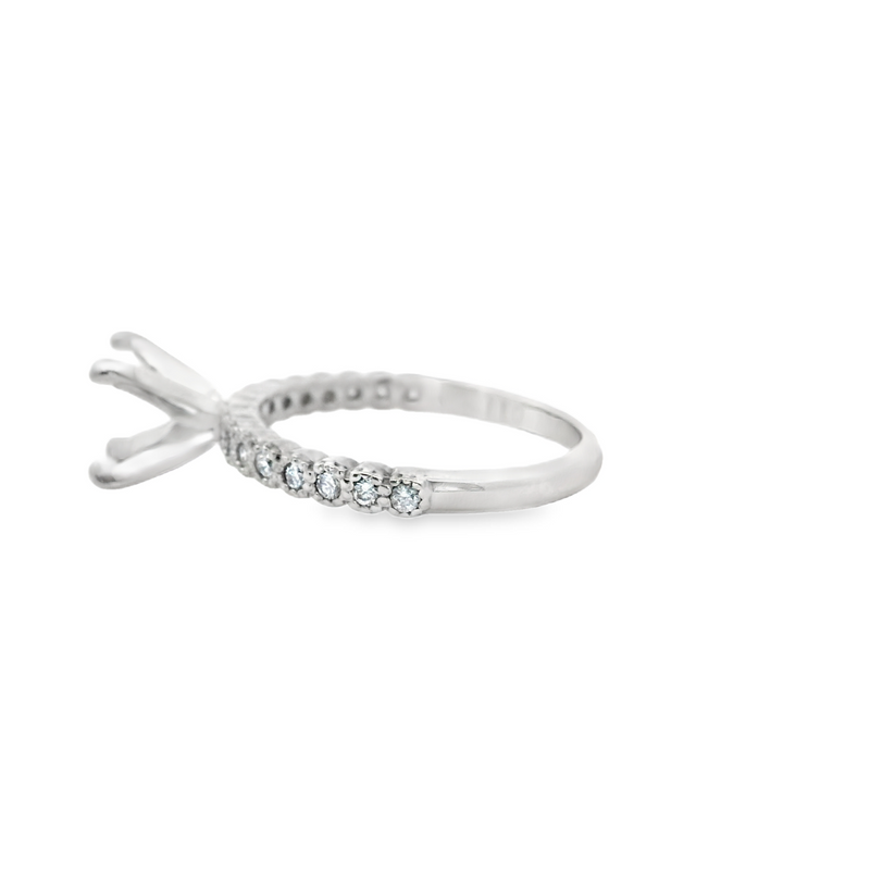 14K WG Diamond Ring Setting