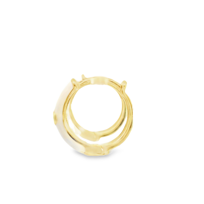 Gold Plated Huggie Earrings