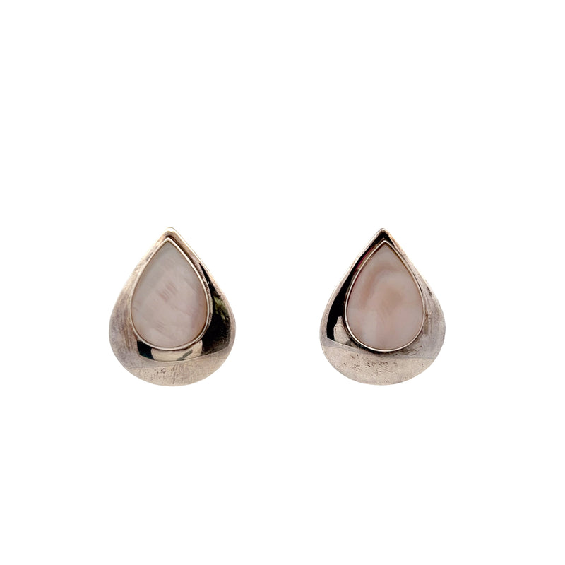 Sterling Silver Mother of Pearl Earrings