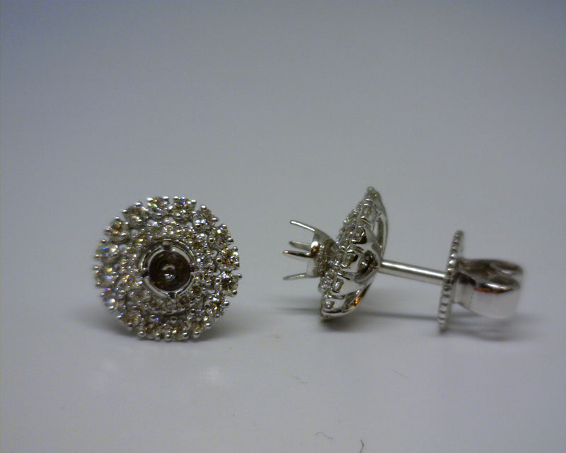 14K YELLOW GOLD DIAMOND STUDS