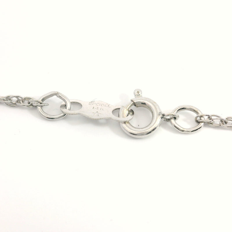 14K WG Loose Rope Chain