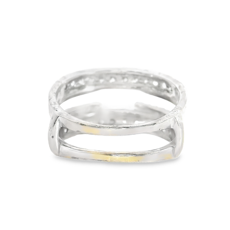 14K WG Diamond Guard
