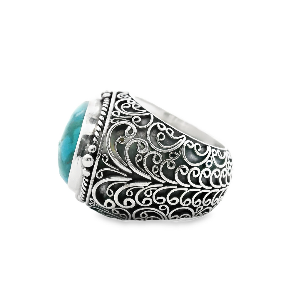 Sterling Silver Lori Bonn Turquoise Ring
