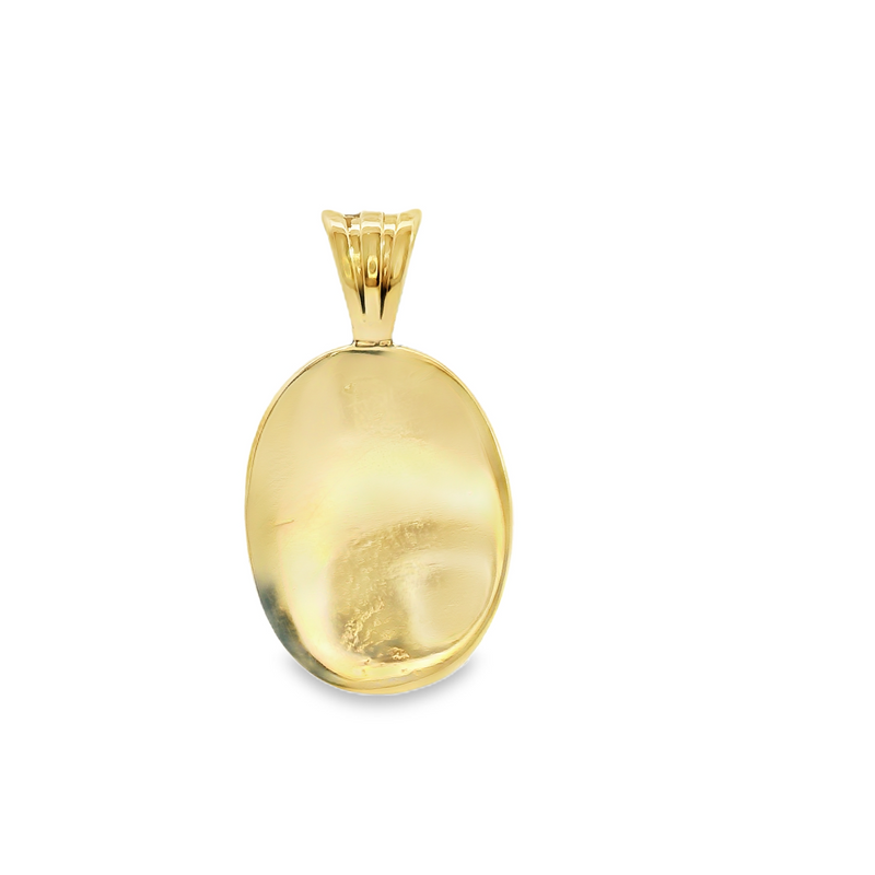 14K YG Turquoise Pendant