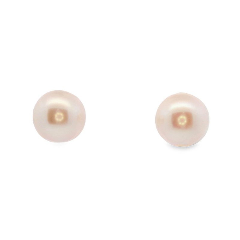 14K YG Pearl Studs