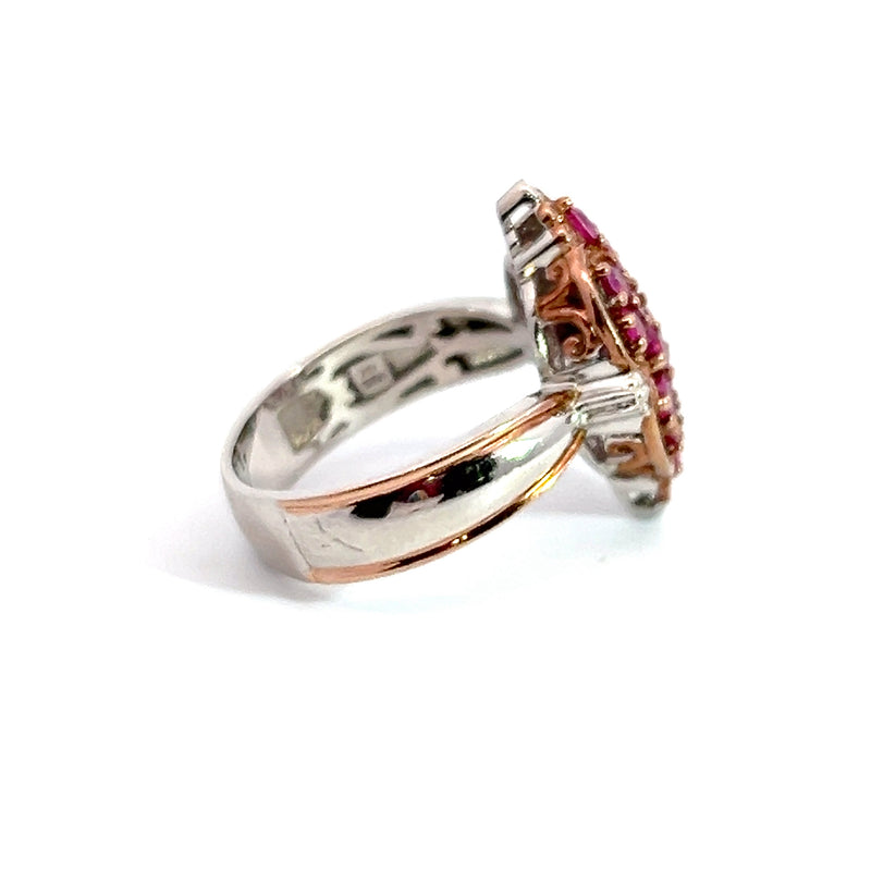 Sterling Silver Ruby Ring