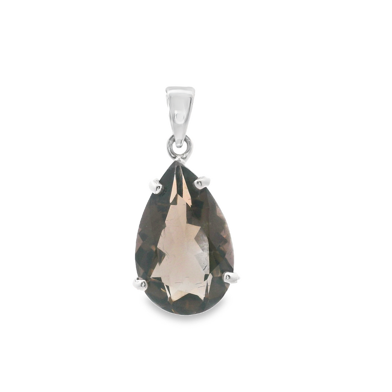 Sterling Silver Smoky Quartz Pendant