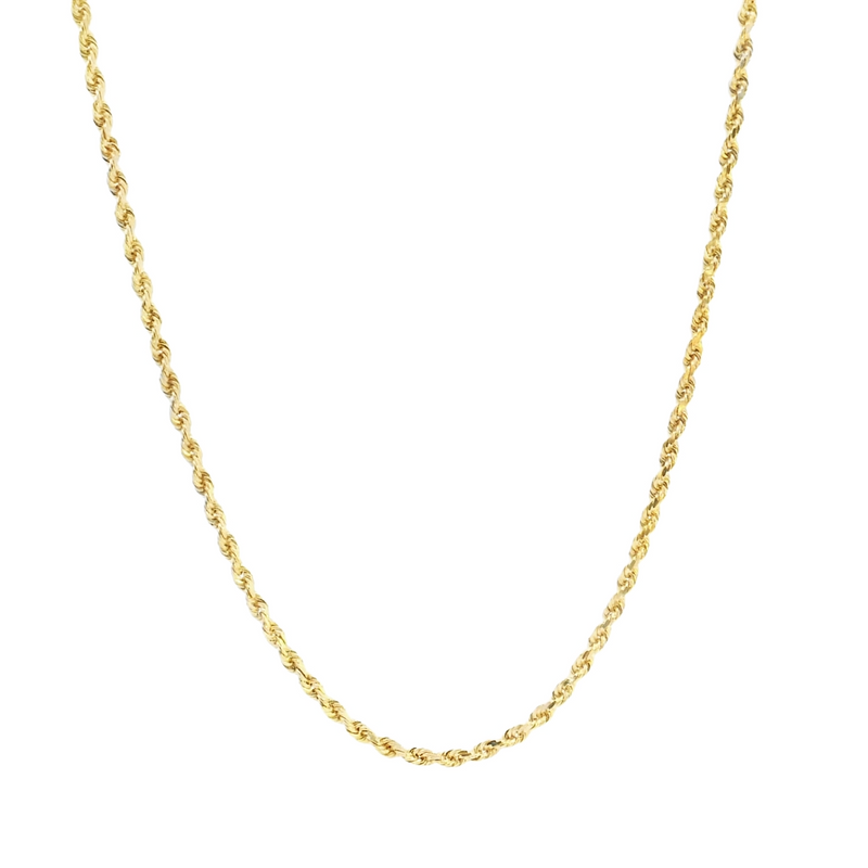 14K YG Rope Chain 24"