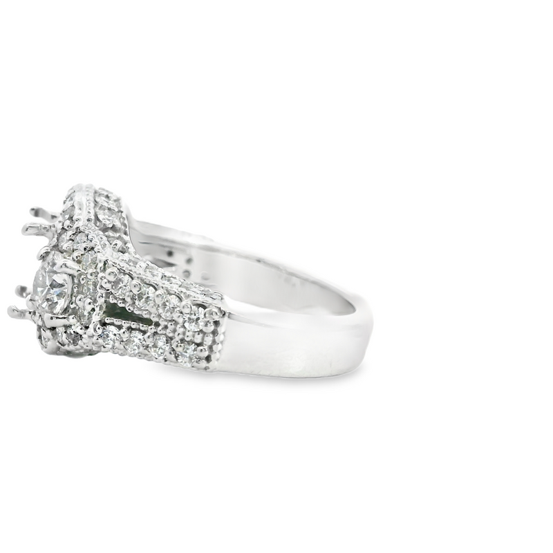 14K WG DIAMOND RING MOUNTING