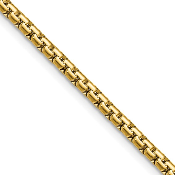 Gold Plated Stainless Steel Flat Box Chain