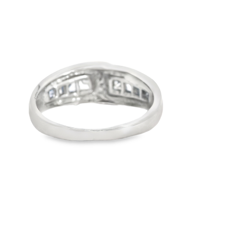 Platinum Sapphire & Diamond Ring