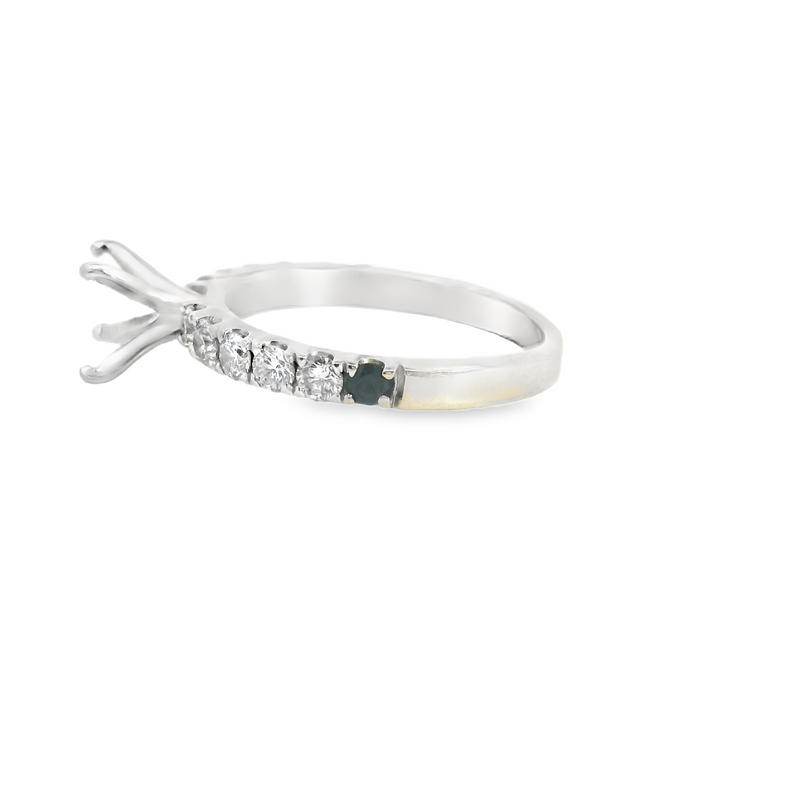 14K WHITE GOLD DIAMOND MOUNTING