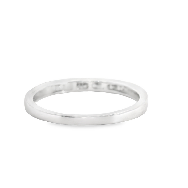 14K WG CHANNEL SET PRINCESS