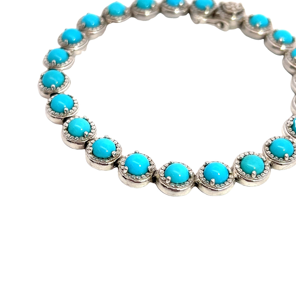 Sterling Silver Turquoise Bracelet