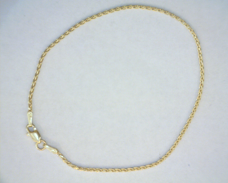 14K YG SPIGA BRACELET 7.75" 2.