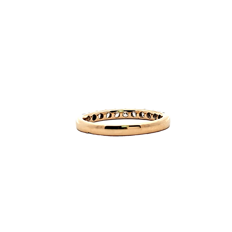 14K YG Diamond Band
