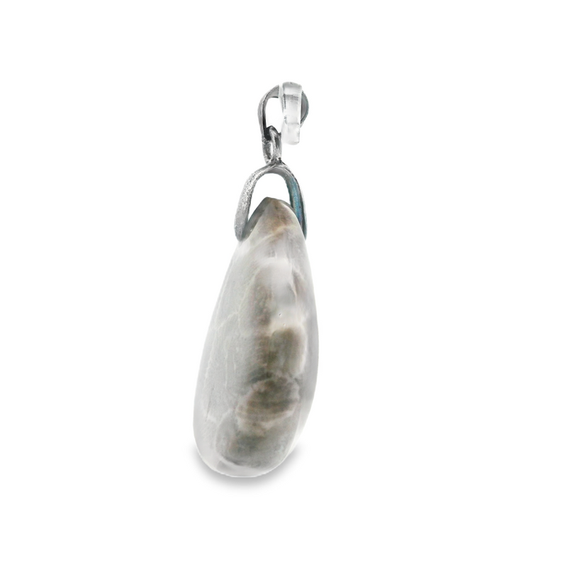 Sterling Silver Petosky Stone Pendant