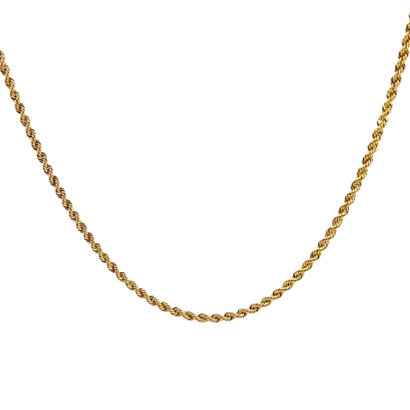 Yellow Gold Plated Rope Chain