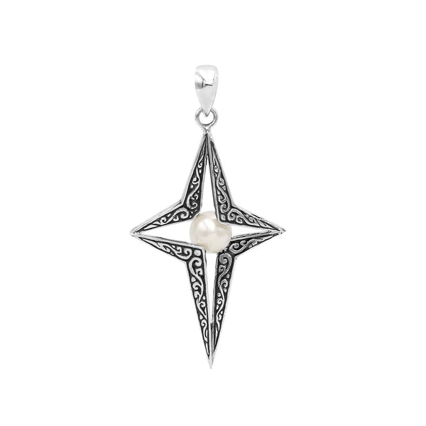 Sterling Silver Pearl Pendant
