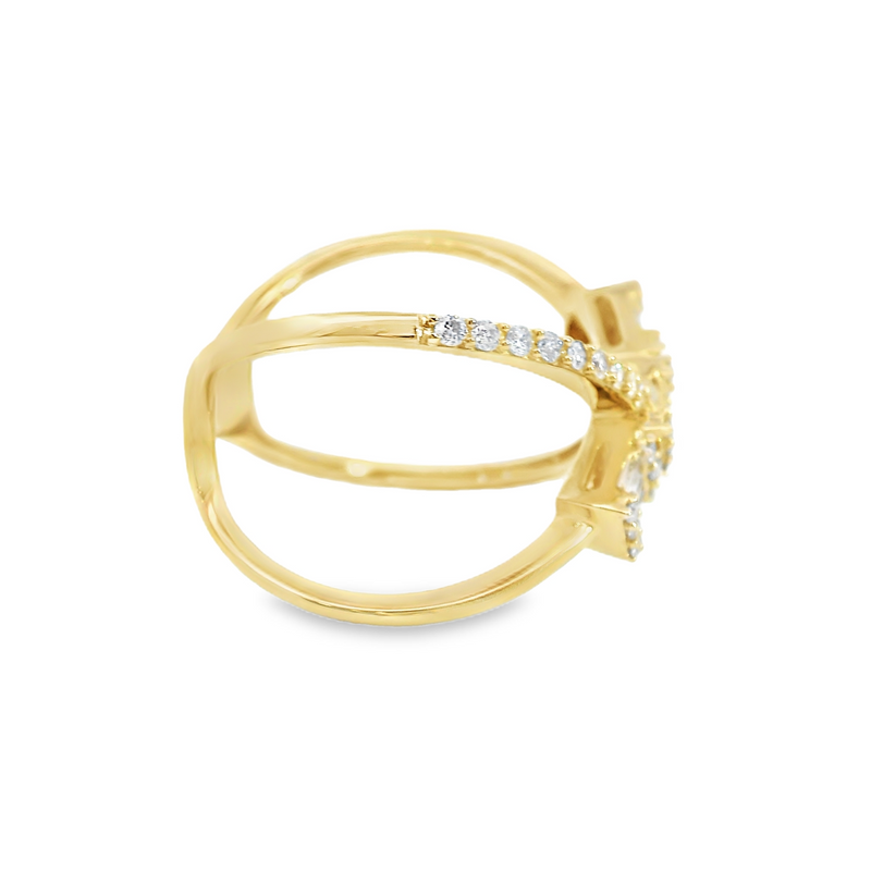 14K YG Diamond Fashion Ring