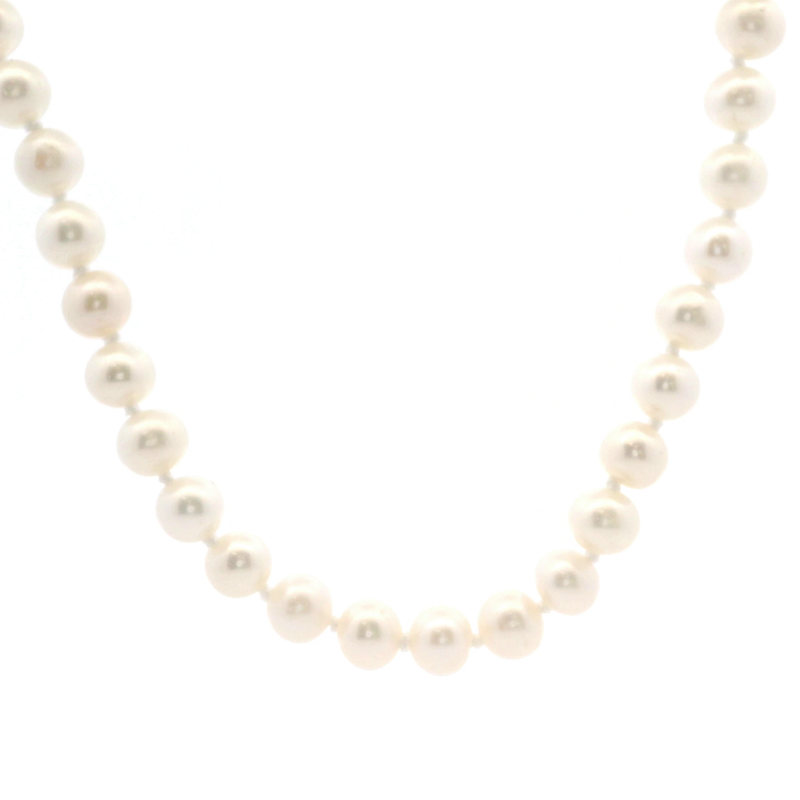 Sterling Silver Freshwater Pearl Necklace 16"