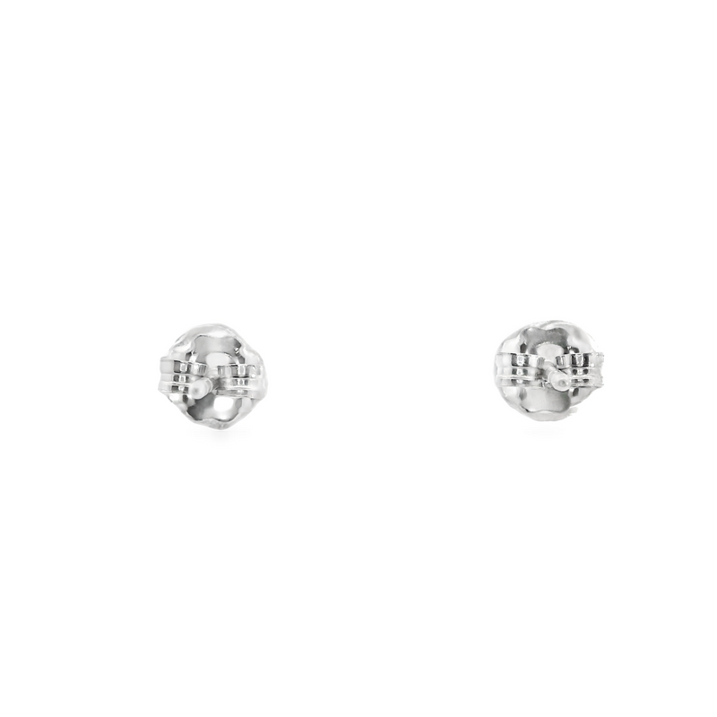 10K WG Oval Diamond Stud Earrings
