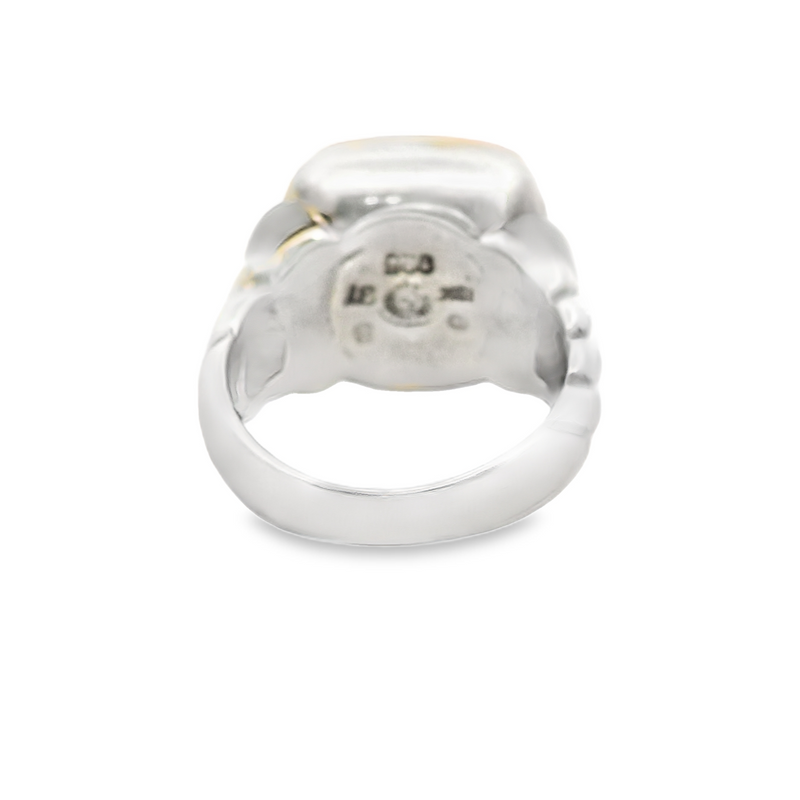 Sterling Silver Asch Grossbardt Inlay Ring