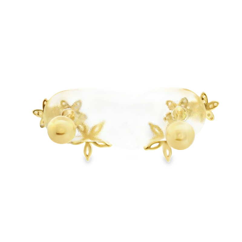 Gold Plated Flower Studs