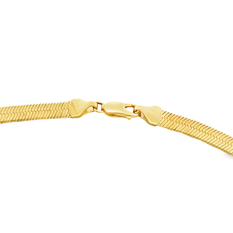 14K YG Herringbone Chain 18"