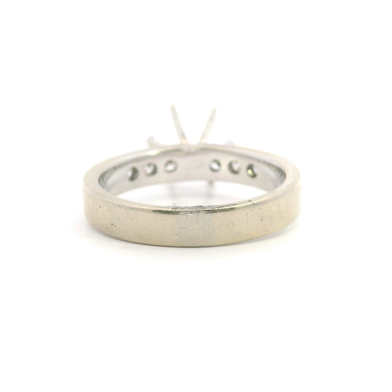 14K WG DIAMOND ENGAGEMENT MOUNT