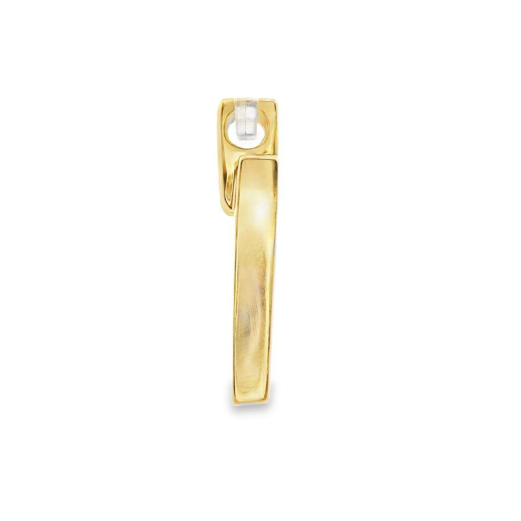 14K YG Ruby & Diamond Pendant