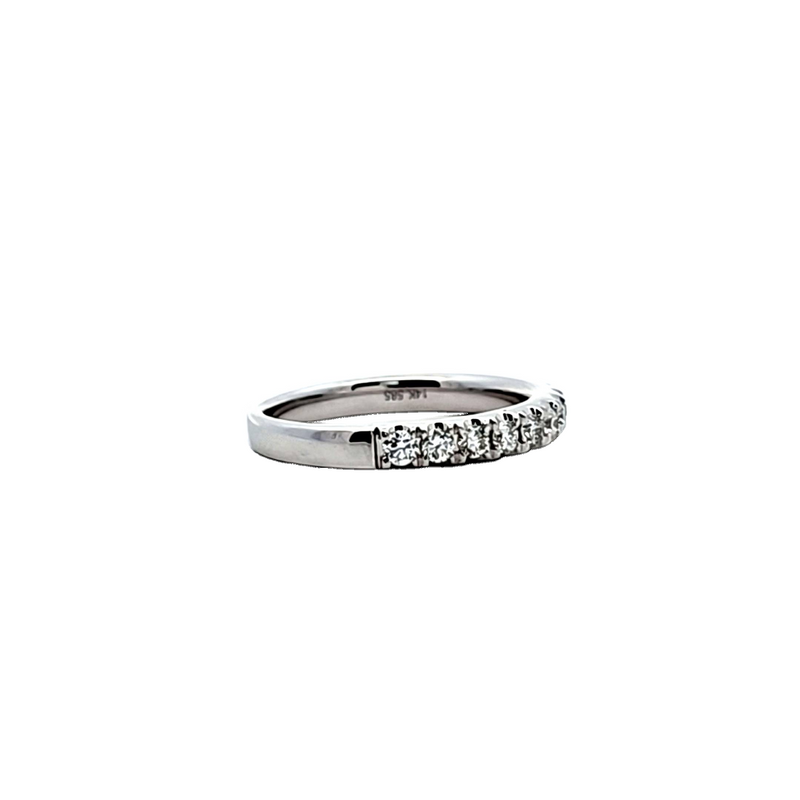 14K WG Diamond Band