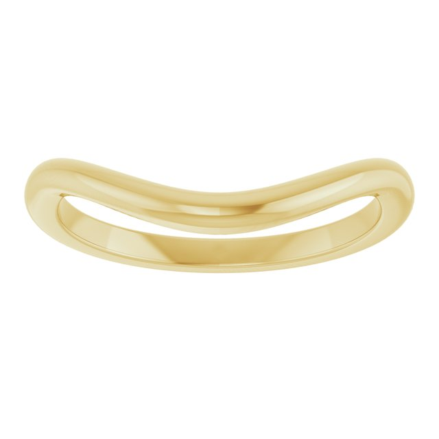 14K Yellow 1.9 mm Contour Band