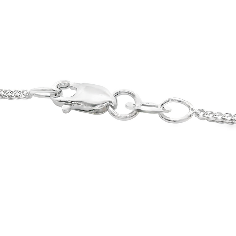 10K WG Diamond Cut Wheat Chain 16"
