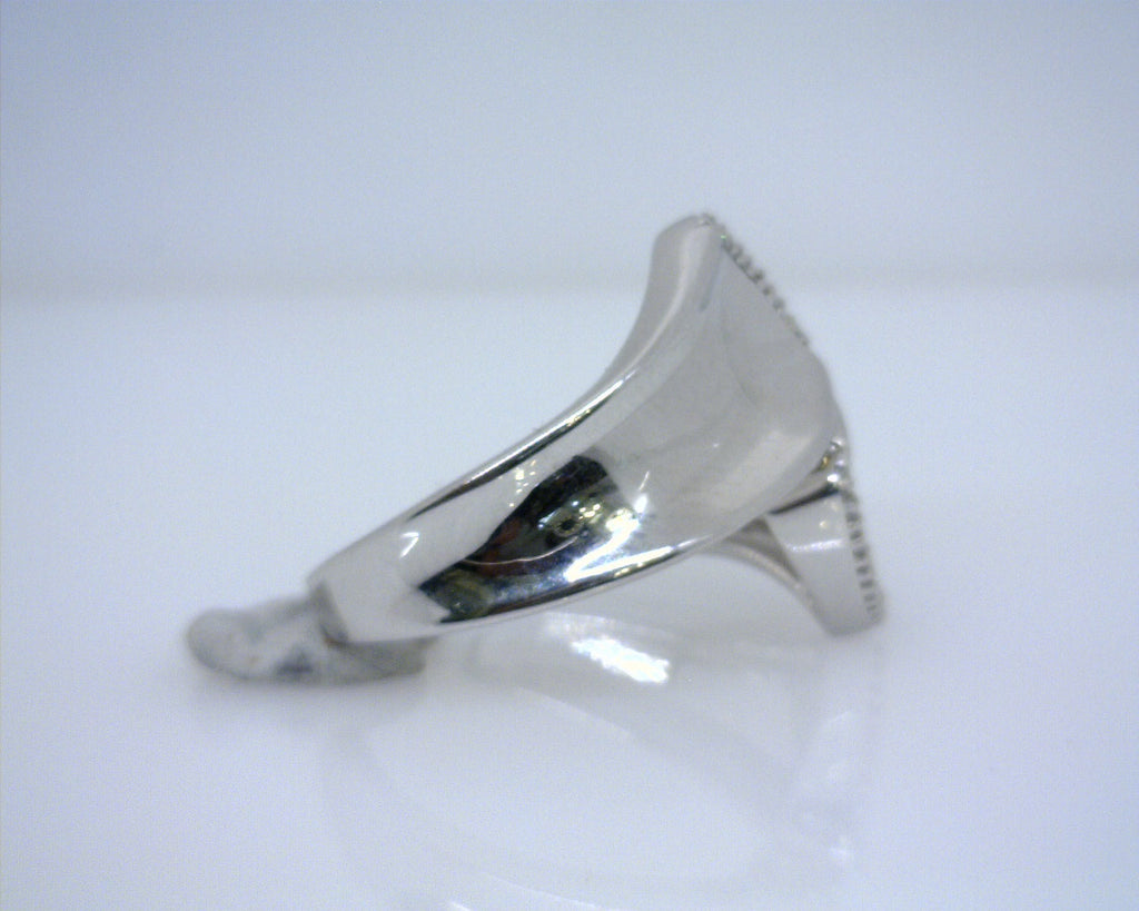 Sterling Silver Diamond Ring 0.05 CT TW