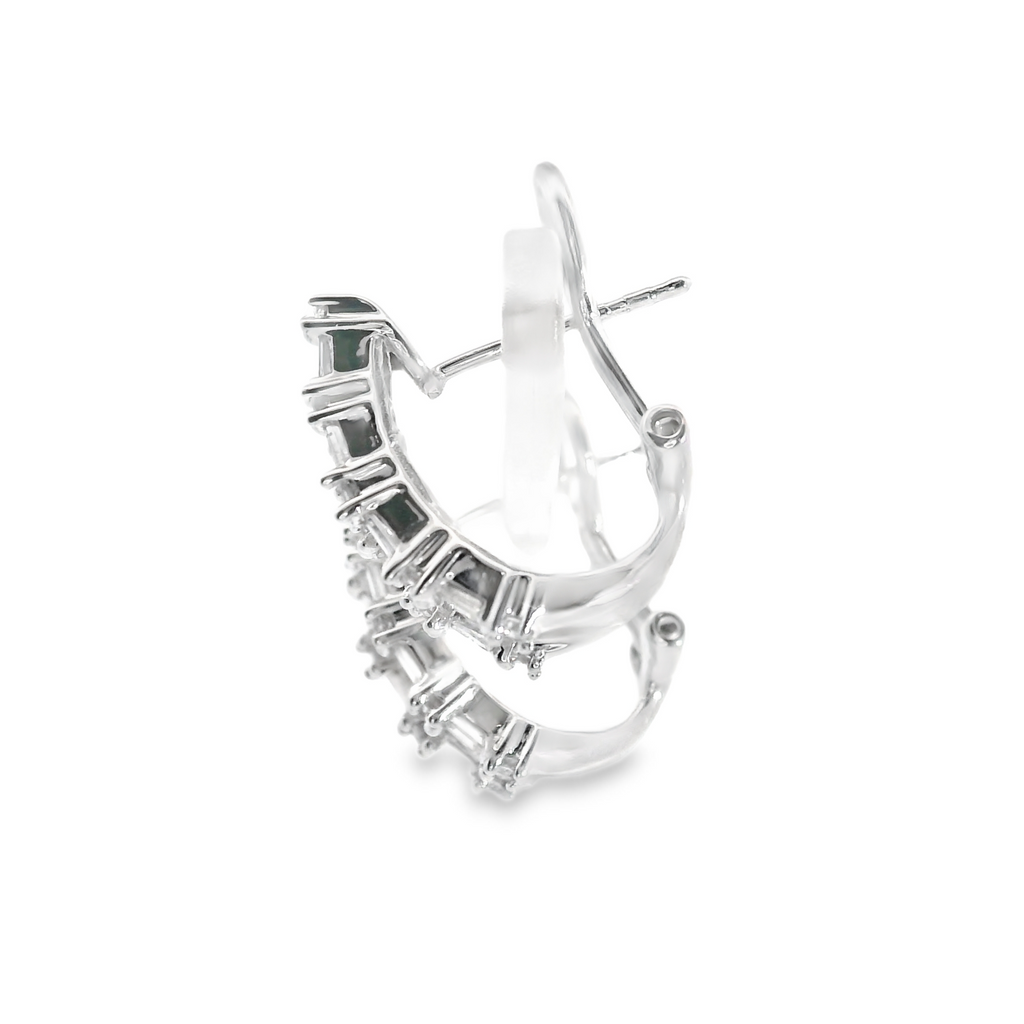 14K WG Diamond Earrings