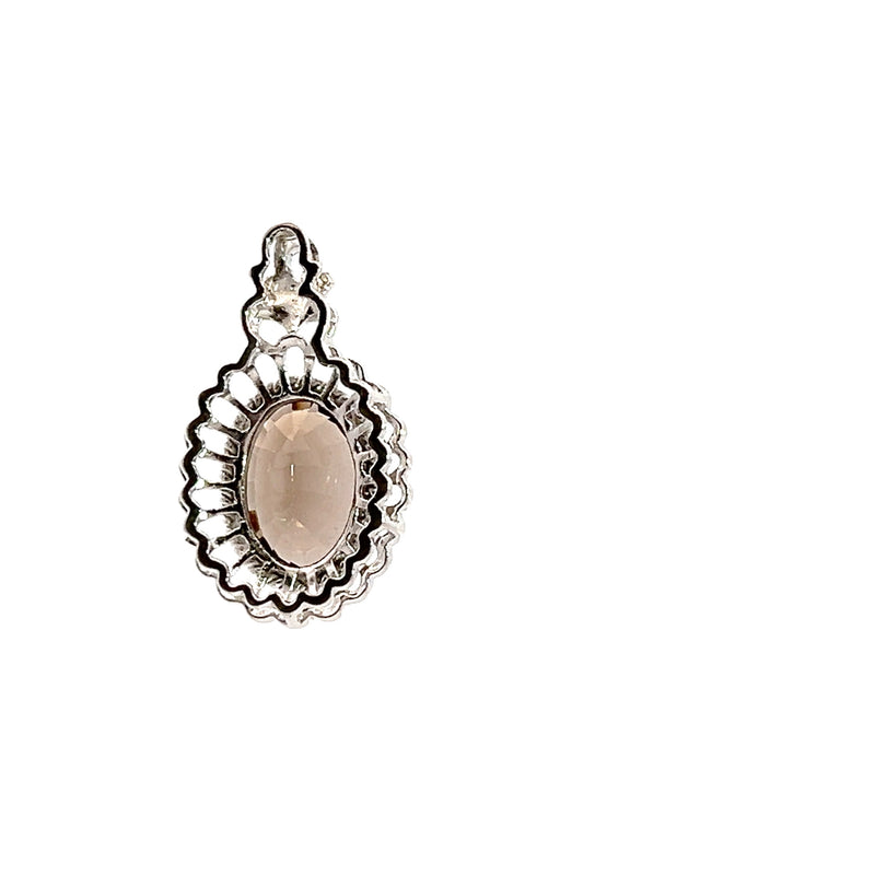 Sterling Silver Smoky Quartz Pendant