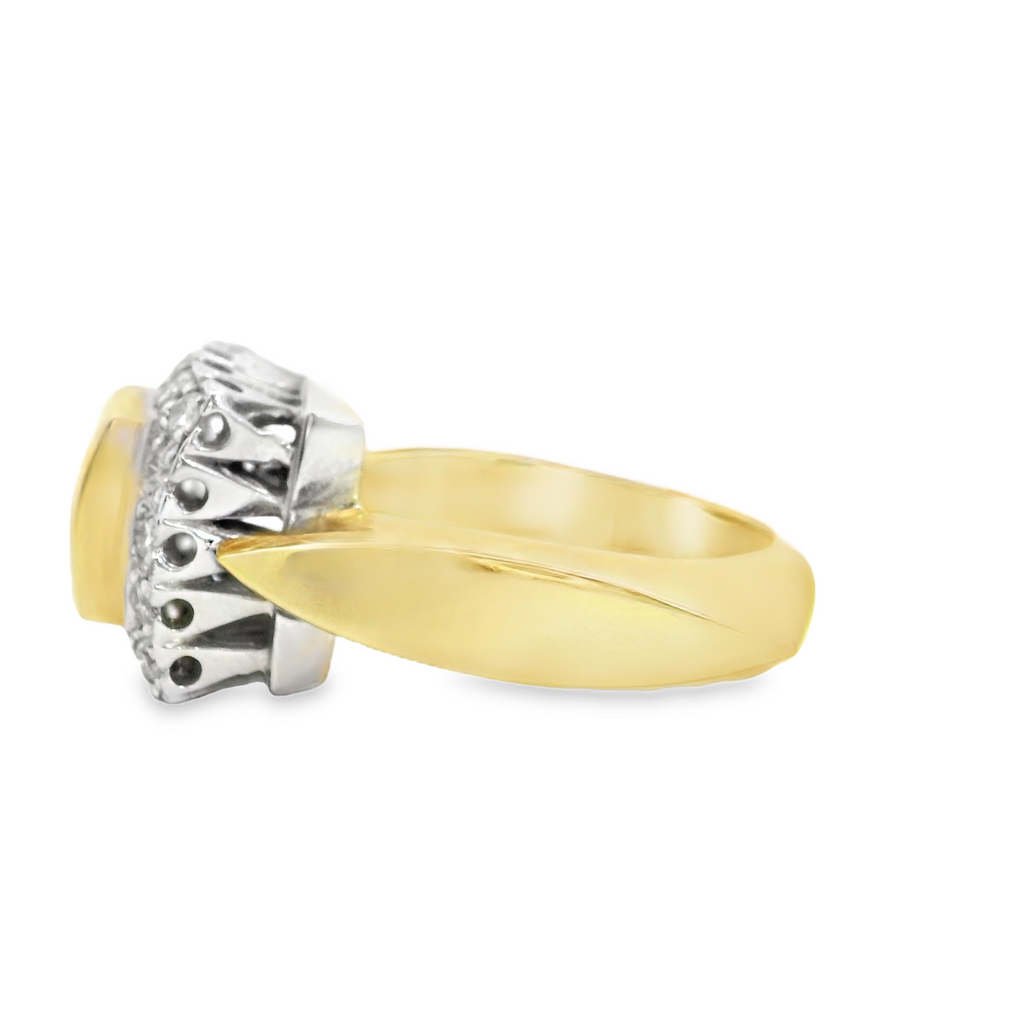 18K YG Diamond Fashion Ring Approx 2.00 CT TW