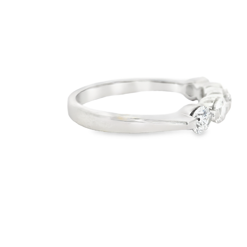 14K WG DIAMOND BAND