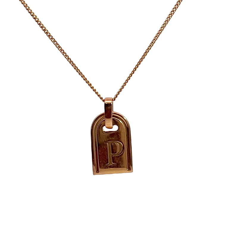 Bronze Milor "P" Charm