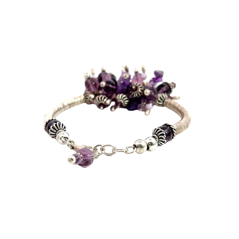 Sterling Silver Amethyst Bracelet