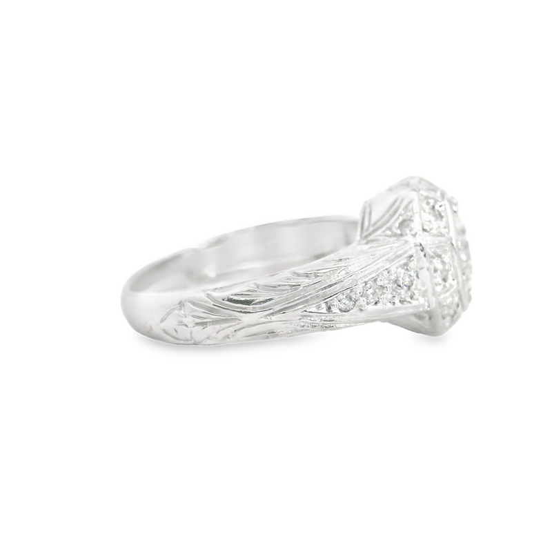 14K WG DIAMOND ENGAGEMENT RING