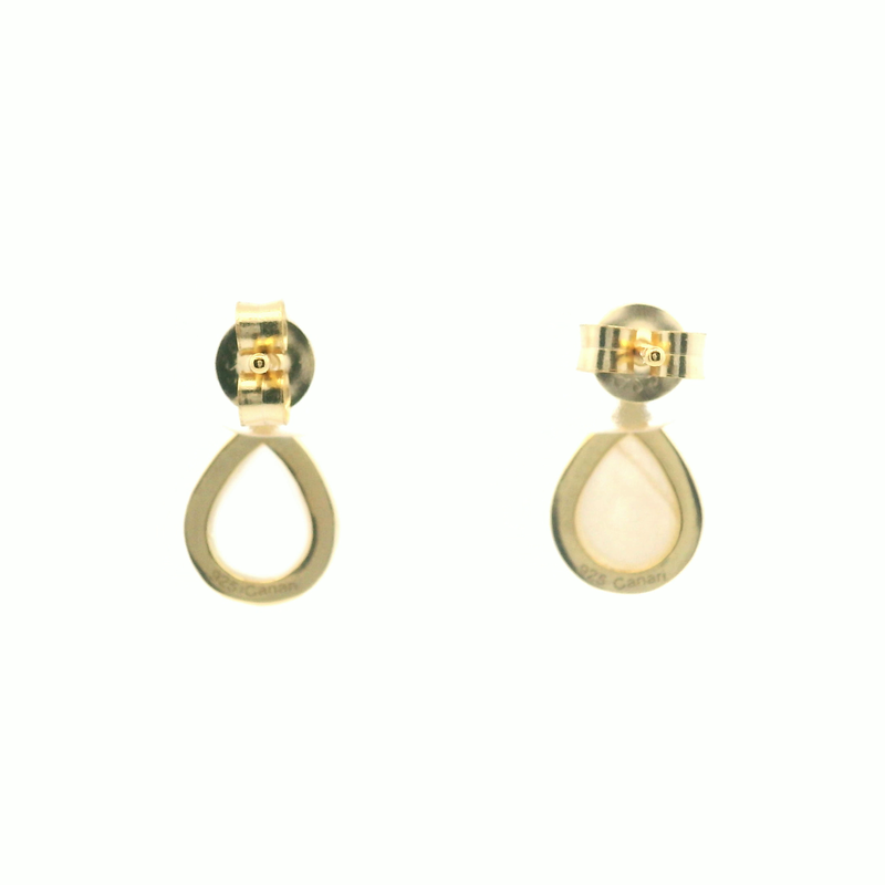 Gold Plated Gemstone Earrings