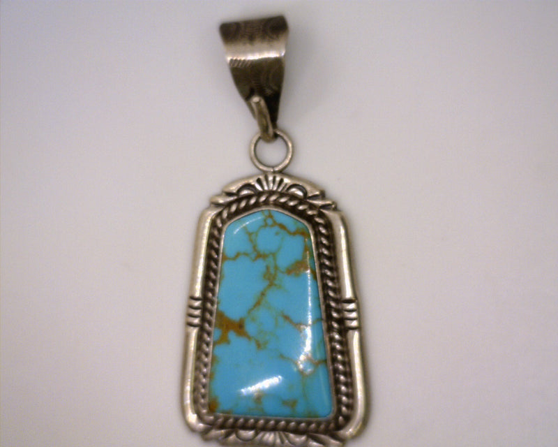 Sterling Silver Turquoise Pendant