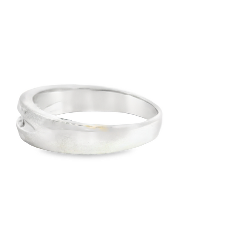 10K WG MENS DIAMOND BAND