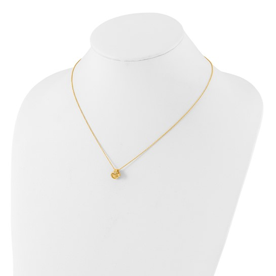 Gold Plated Knot Pendant